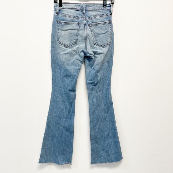 Kut From The Kloth Stella High Rise Fab Ab Flare Jeans Vintage Wash Size 00 - Picture 3 of 7